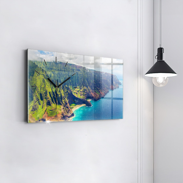 Horizontale Uhr mit motiv Hawaiianisches Meer