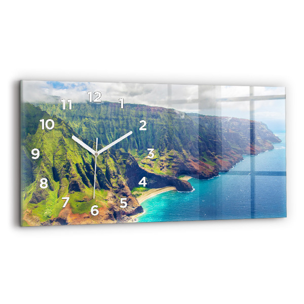 Horizontale Uhr mit motiv Hawaiianisches Meer