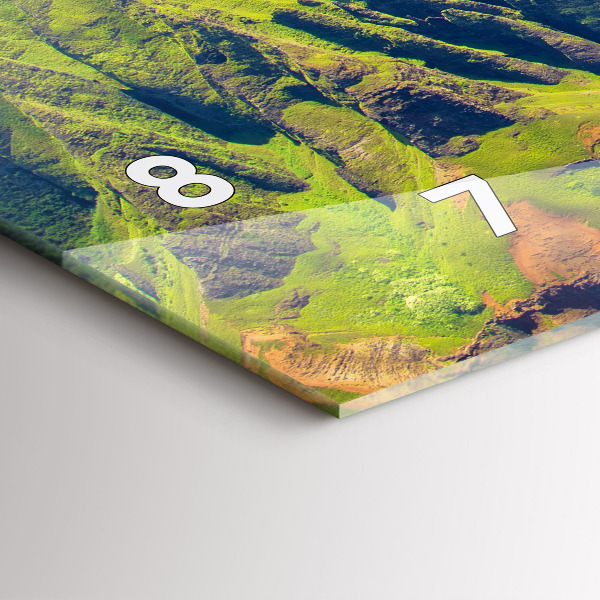 Horizontale Uhr mit motiv Hawaiianisches Meer