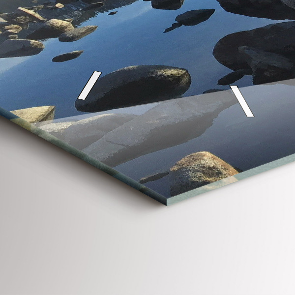 Horizontale Uhr mit motiv Blick aufs Meer