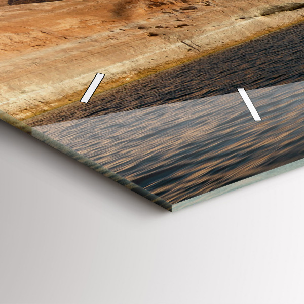 Horizontale Uhr mit motiv Person auf Wasserskiern