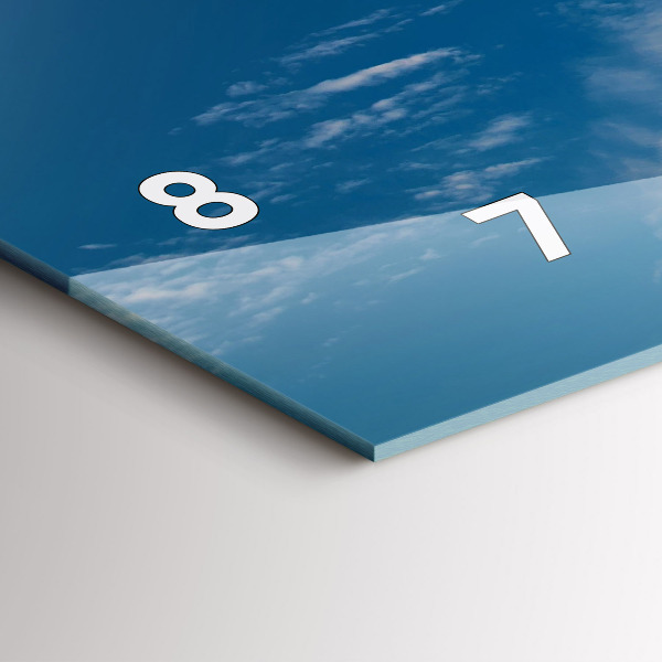 Horizontale Uhr mit motiv Freiheitsstatue New York