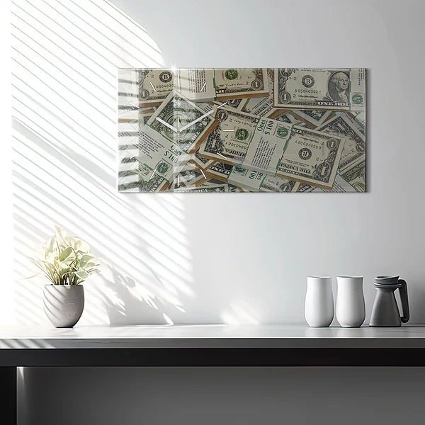 Horizontale Uhr 1 US Dollar