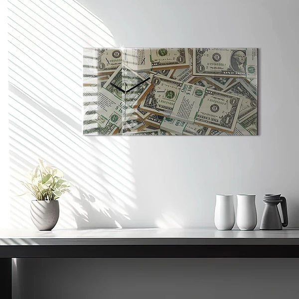 Horizontale Uhr 1 US Dollar