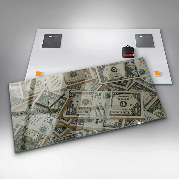 Horizontale Uhr 1 US Dollar