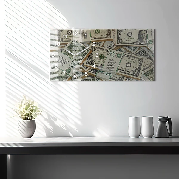 Horizontale Uhr 1 US Dollar
