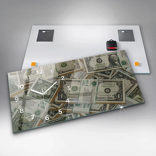 Horizontale Uhr 1 US Dollar