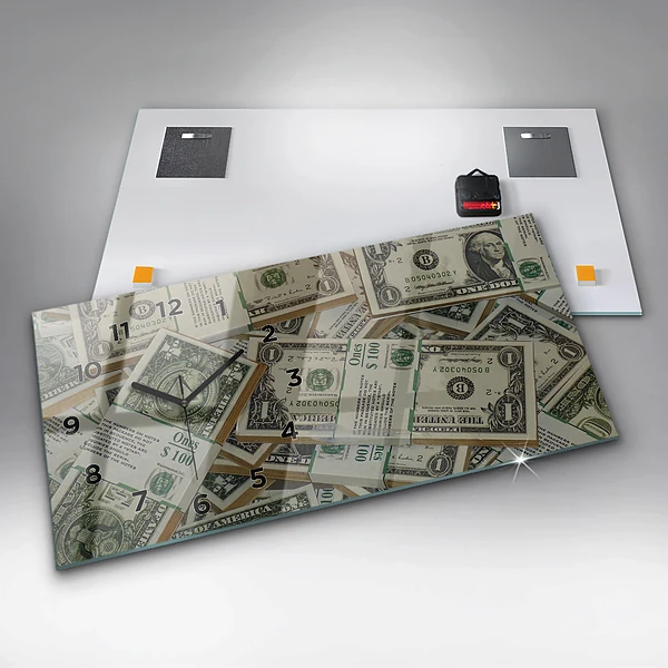 Horizontale Uhr 1 US Dollar
