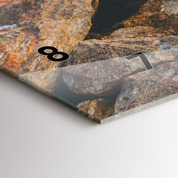 Horizontale Uhr mit motiv Meereslandschaft