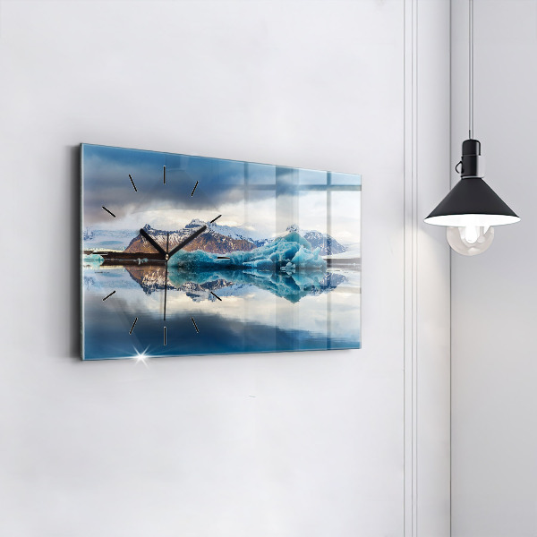 Horizontale Uhr mit motiv Jokulsarlon-See in Island