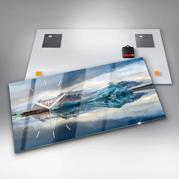 Horizontale Uhr mit motiv Jokulsarlon-See in Island