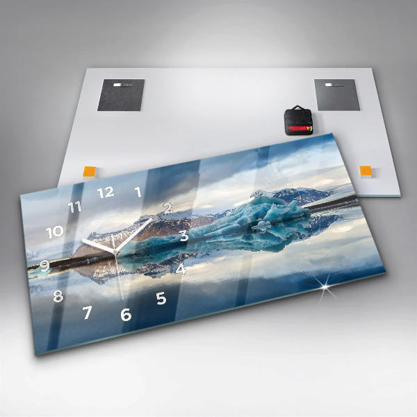 Horizontale Uhr mit motiv Jokulsarlon-See in Island
