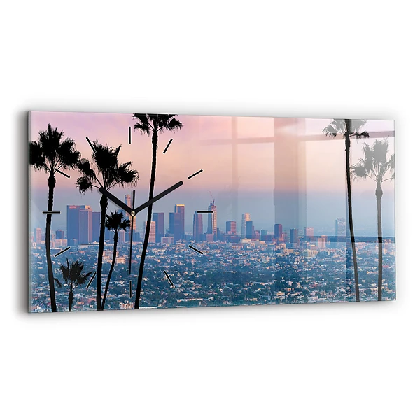 Horizontale Uhr Sonnenuntergang in Los Angeles