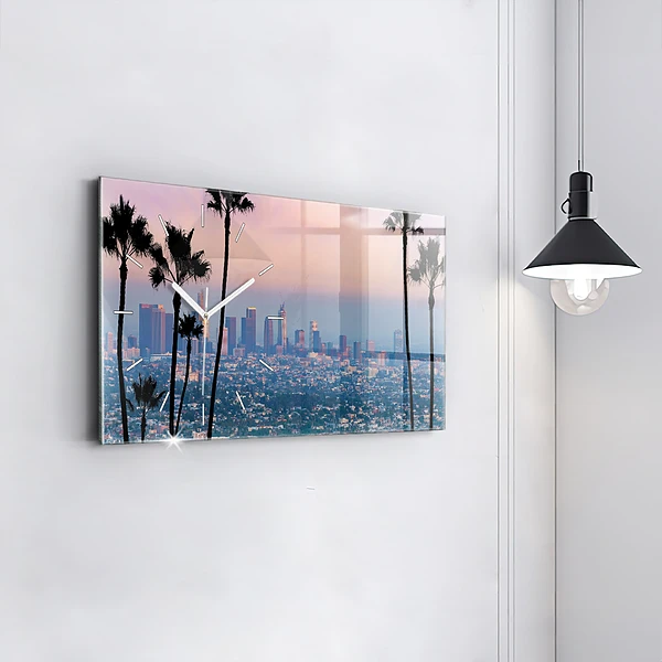 Horizontale Uhr Sonnenuntergang in Los Angeles