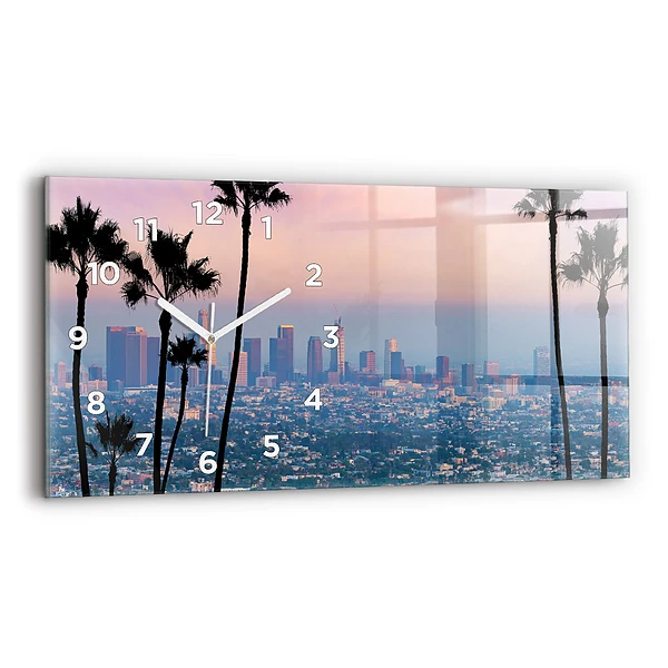 Horizontale Uhr Sonnenuntergang in Los Angeles
