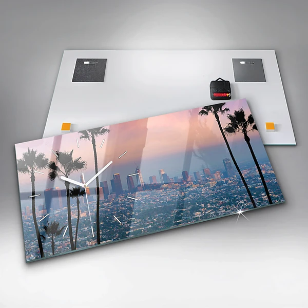 Horizontale Uhr Sonnenuntergang in Los Angeles