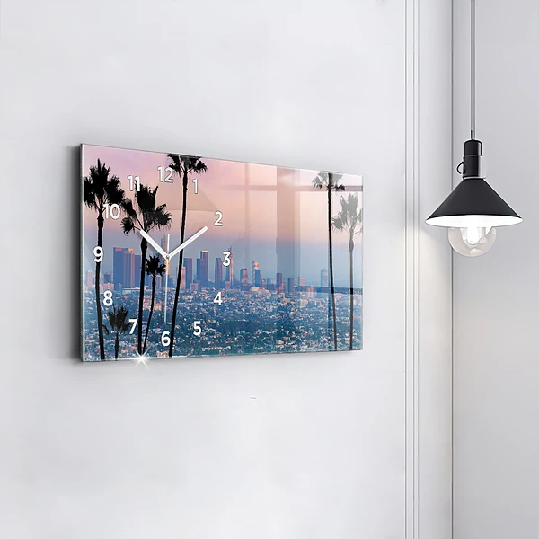 Horizontale Uhr Sonnenuntergang in Los Angeles