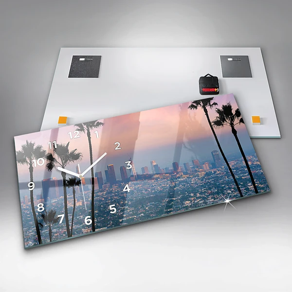 Horizontale Uhr Sonnenuntergang in Los Angeles