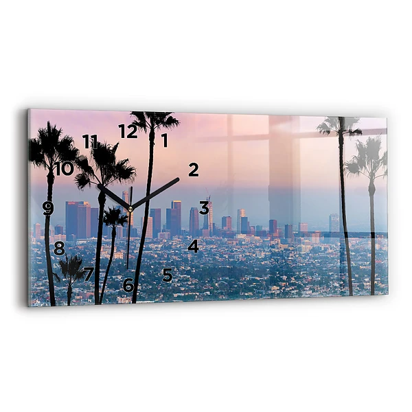 Horizontale Uhr Sonnenuntergang in Los Angeles