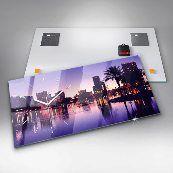 Horizontale Uhr Skyline der Stadt Orlando