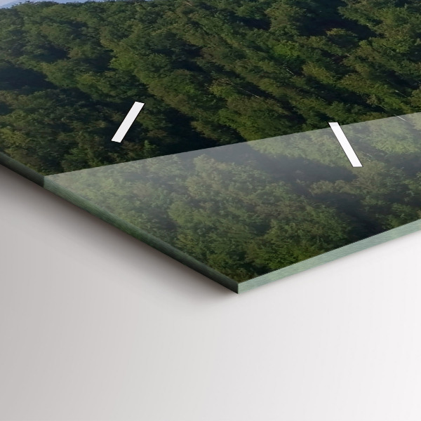 Horizontale Uhr mit motiv Sokolica-Gipfel im Pieniny-Gebirge