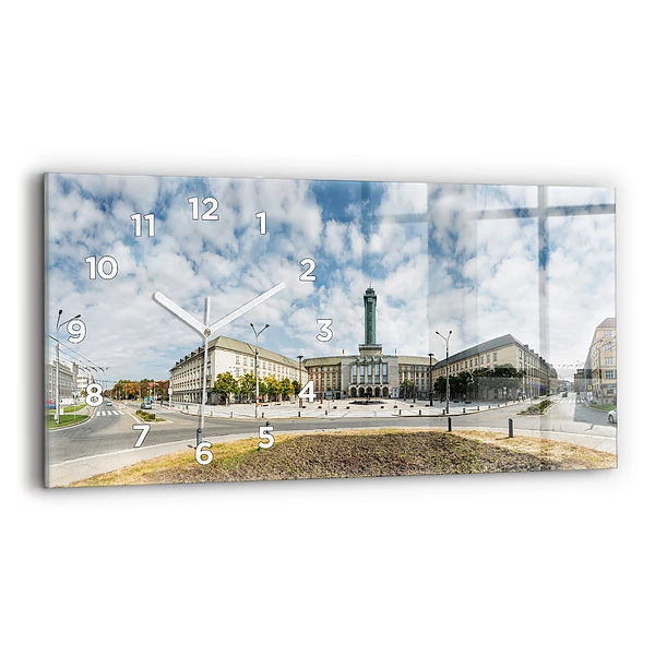 Horizontale Uhr mit motiv Panorama von Ostrava