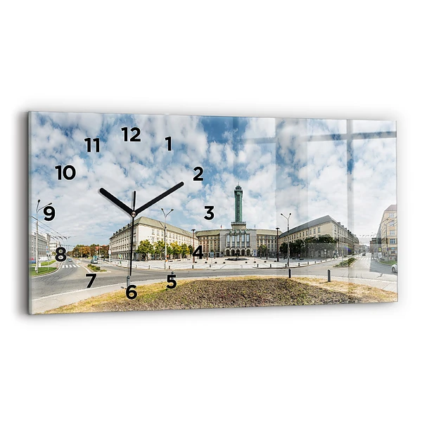 Horizontale Uhr mit motiv Panorama von Ostrava