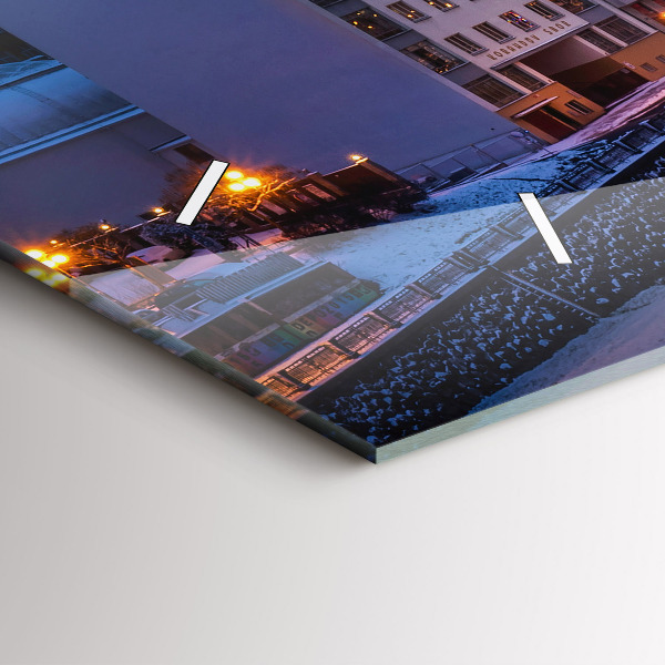 Horizontale Uhr mit motiv Panorama von Pilsen