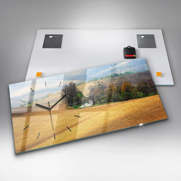 Horizontale Uhr Mähren Ländliche Landschaft