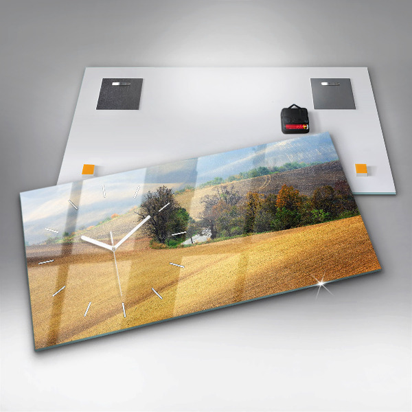 Horizontale Uhr Mähren Ländliche Landschaft