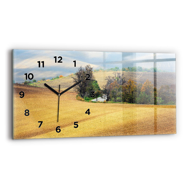 Horizontale Uhr Mähren Ländliche Landschaft