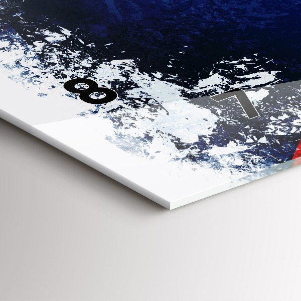 Horizontale Uhr mit motiv Flagge der Tschechischen Republik