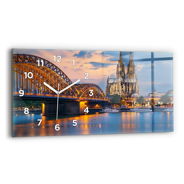Horizontale Uhr mit motiv Ansicht des Rathauses