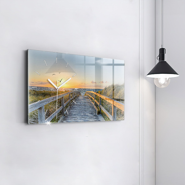 Horizontale Uhr Strandurlaub