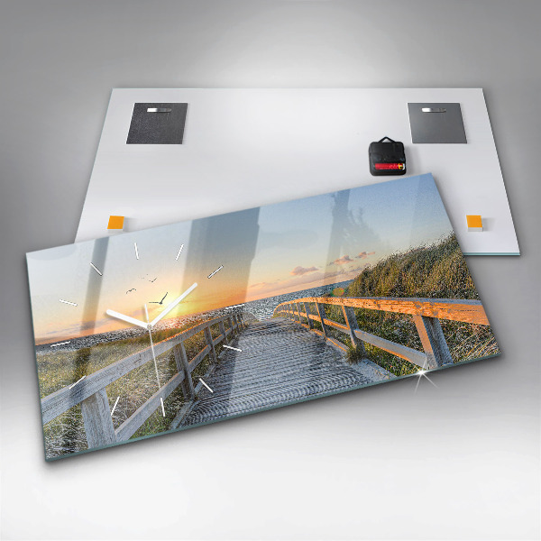 Horizontale Uhr Strandurlaub