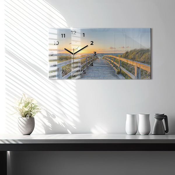 Horizontale Uhr Strandurlaub