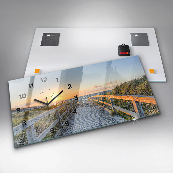 Horizontale Uhr Strandurlaub