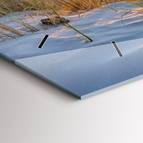 Horizontale Uhr mit motiv Sonnenuntergang über dem Meer