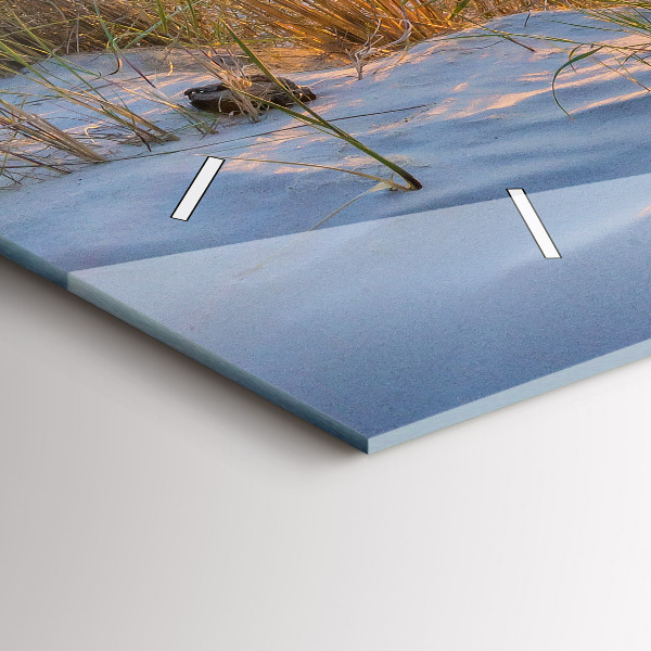 Horizontale Uhr mit motiv Sonnenuntergang über dem Meer