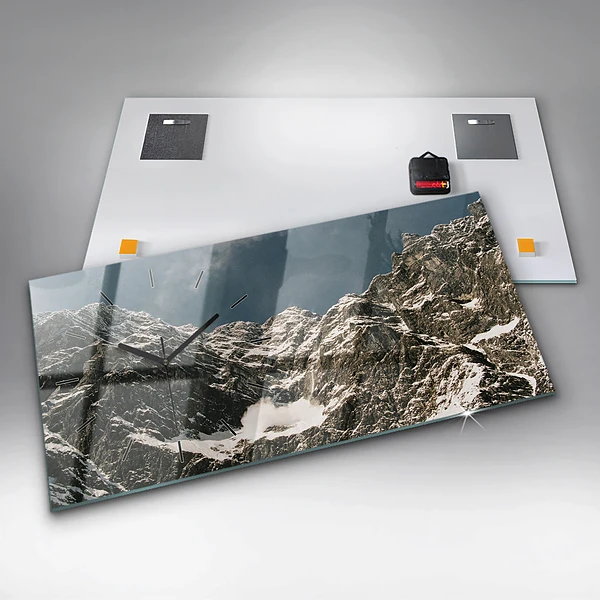 Horizontale Uhr Watzmann Berge