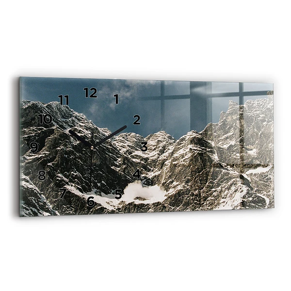 Horizontale Uhr Watzmann Berge