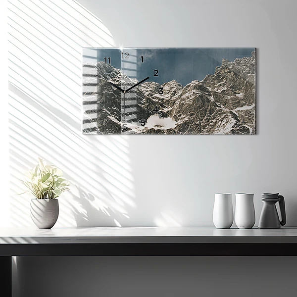 Horizontale Uhr Watzmann Berge