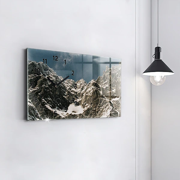 Horizontale Uhr Watzmann Berge