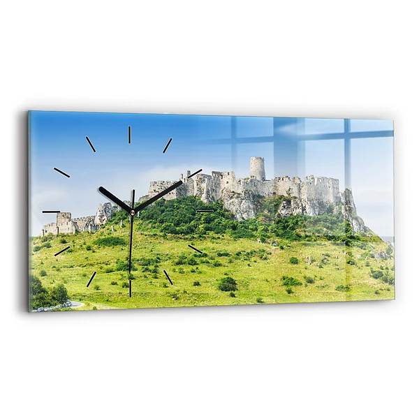 Horizontale Uhr Zipser Burg in der Slowakei