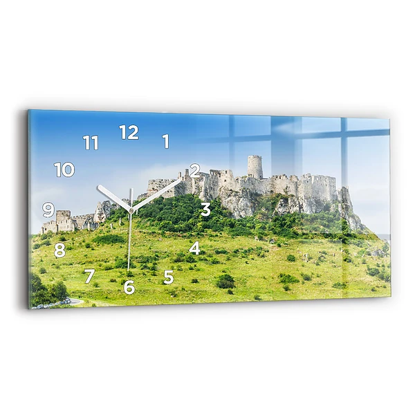 Horizontale Uhr Zipser Burg in der Slowakei