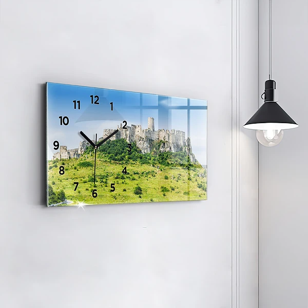 Horizontale Uhr Zipser Burg in der Slowakei
