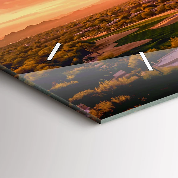 Horizontale Uhr mit motiv Sonnenuntergang im Norden von Scottsdale