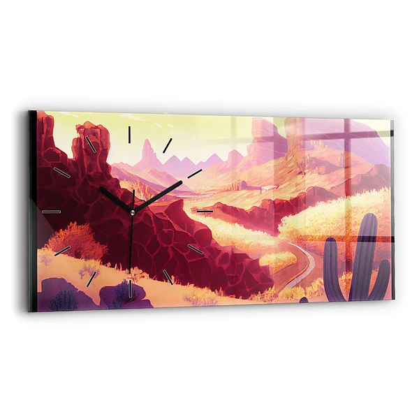 Horizontale Uhr Illustration der Wüste von Arizona