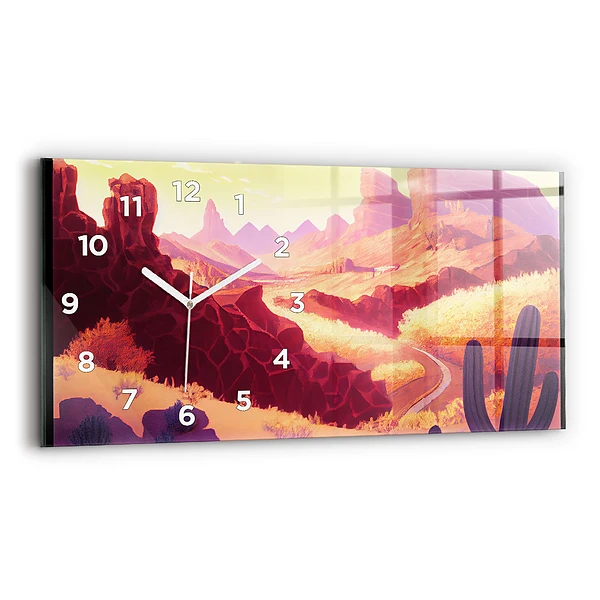 Horizontale Uhr Illustration der Wüste von Arizona