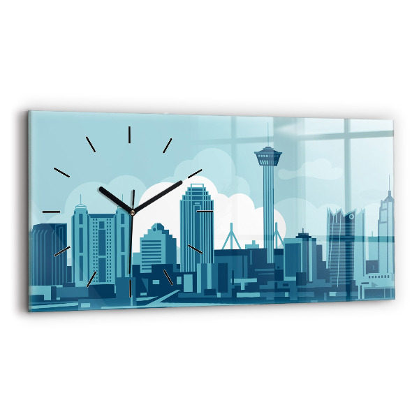 Horizontale Uhr Architektur in den USA